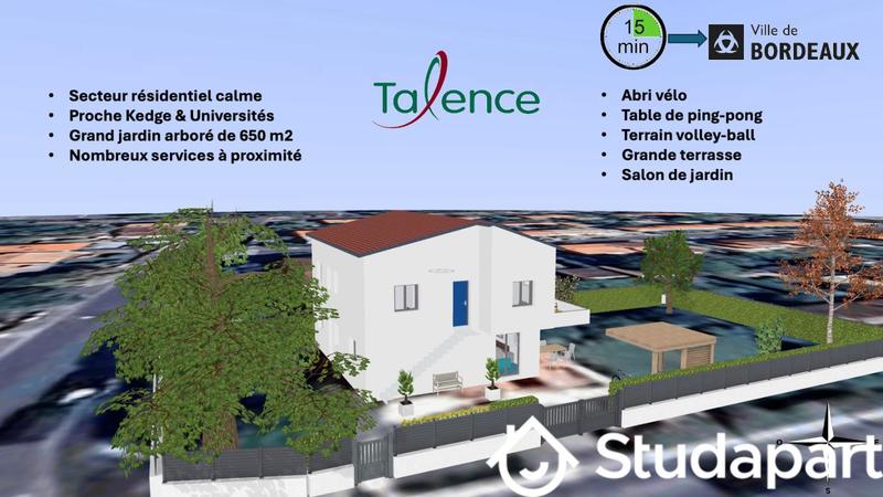 Chambre - 10 m² - 1 pièce