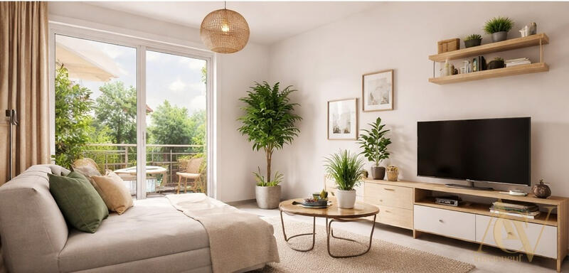 Appartement - 42 m² - 2 pièces