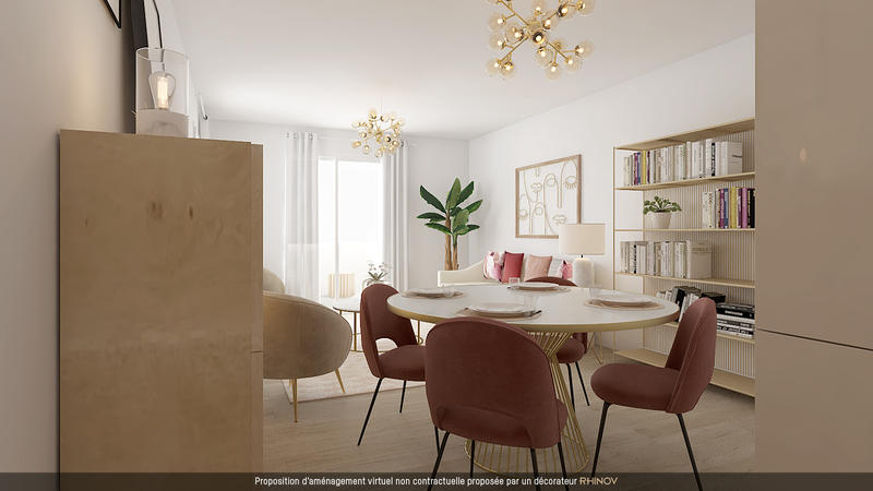 Appartement - 61 m² - 3 pièces