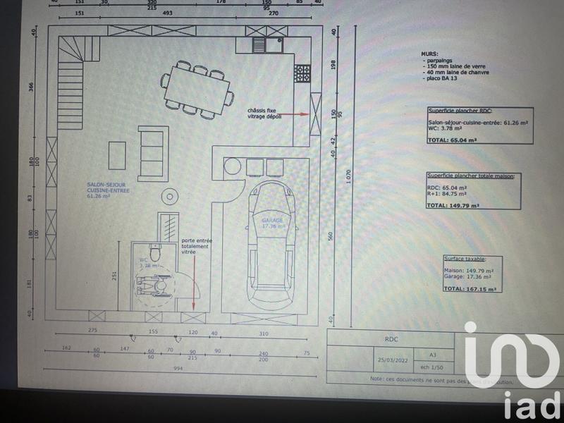 Maison - 150 m² - 5 pièces