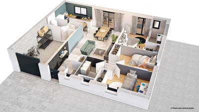 Maison - 91 m² - 5 pièces