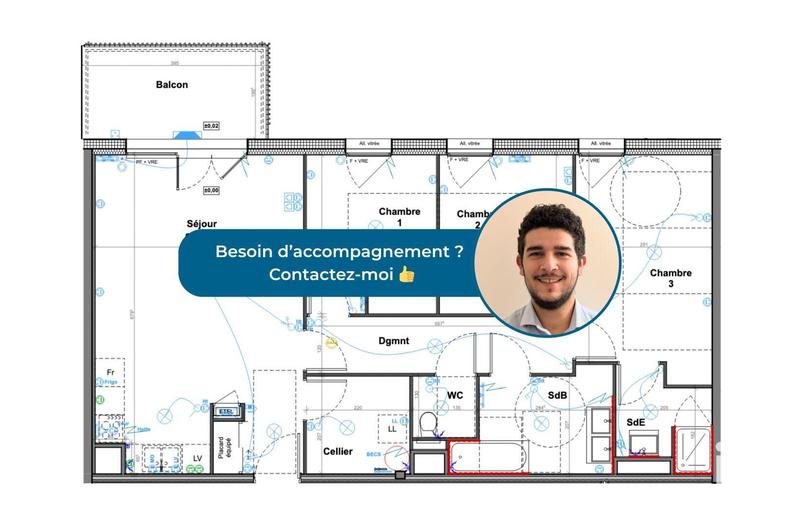 Appartement - 86 m² - 4 pièces