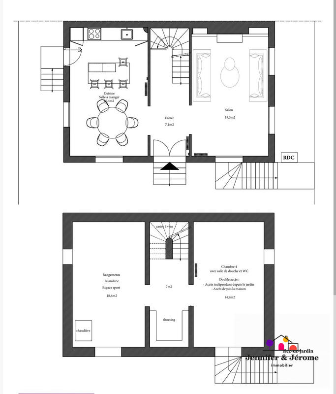 Maison - 151 m² - 7 pièces