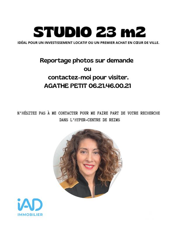 Studio - 23 m² - 1 pièce