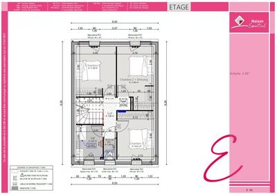 Maison - 90 m² - 4 pièces