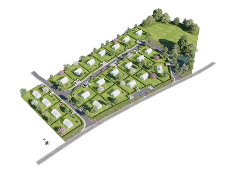 Terrain constructible - 600 m²