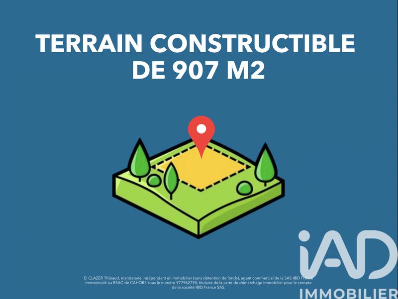 Terrain - 907 m²