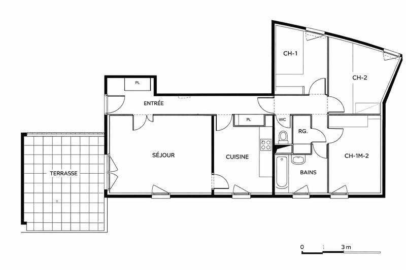 Appartement - 83 m² - 4 pièces