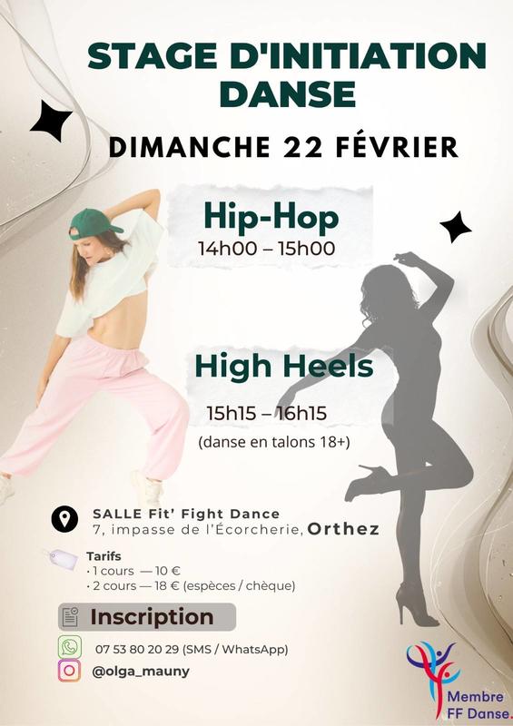 Stage d'initiation danse