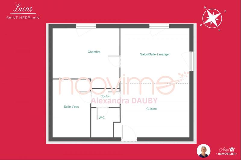 Appartement - 42 m² - 2 pièces