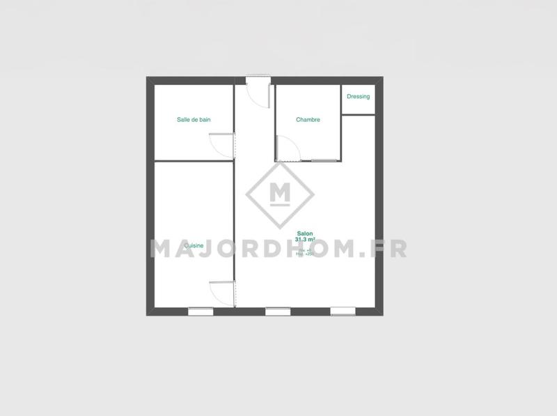 Appartement - 37 m² - 2 pièces