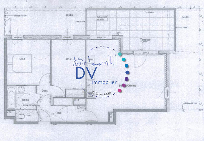 Appartement - 63 m² - 3 pièces