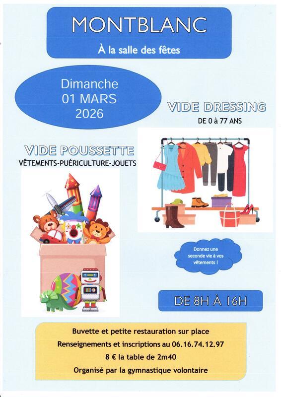 Vide poussette et vide dressing