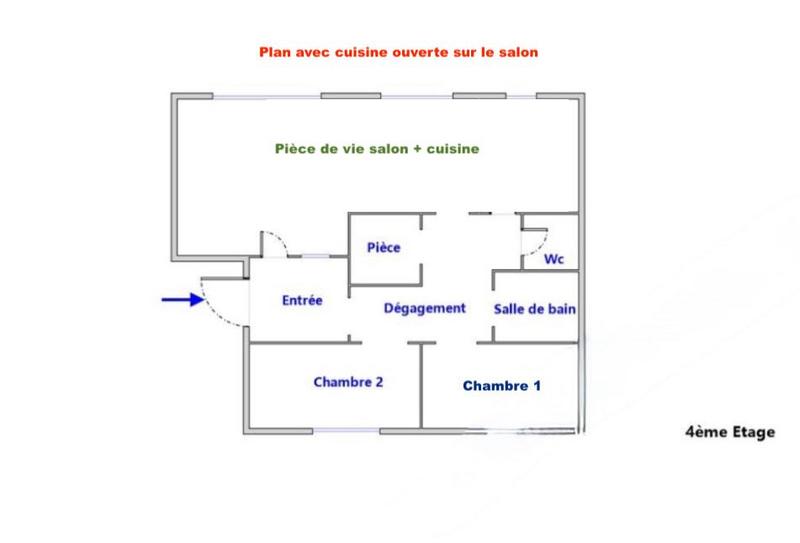 Appartement - 77 m² - 4 pièces