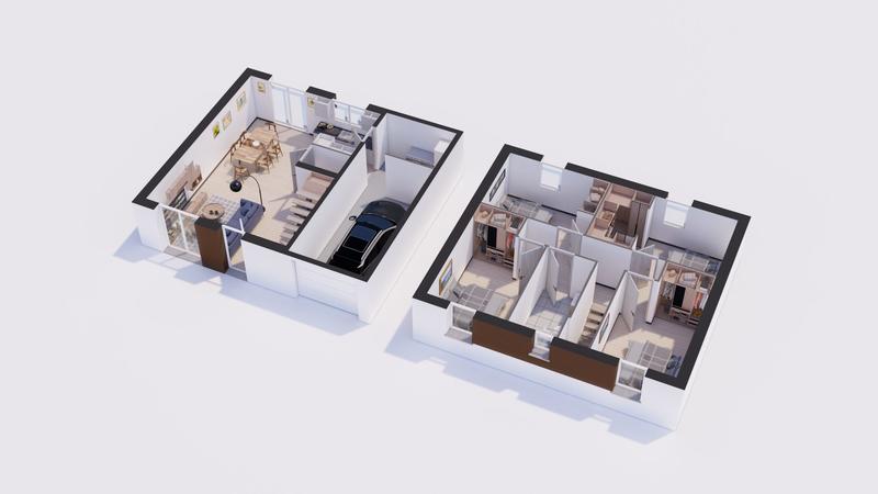 Maison - 92 m² - 6 pièces