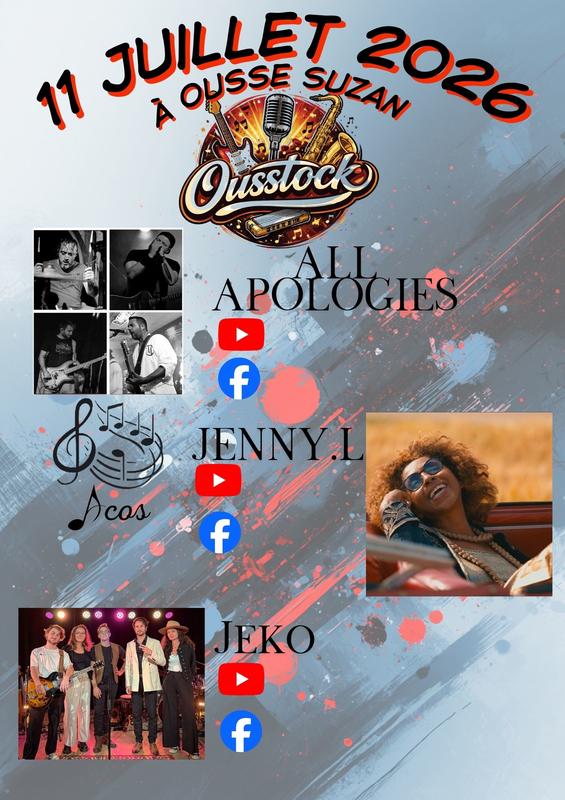 "Ousstock" Soirée concerts à ne pas manquer !