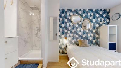 Chambre - 11 m² - 1 pièce