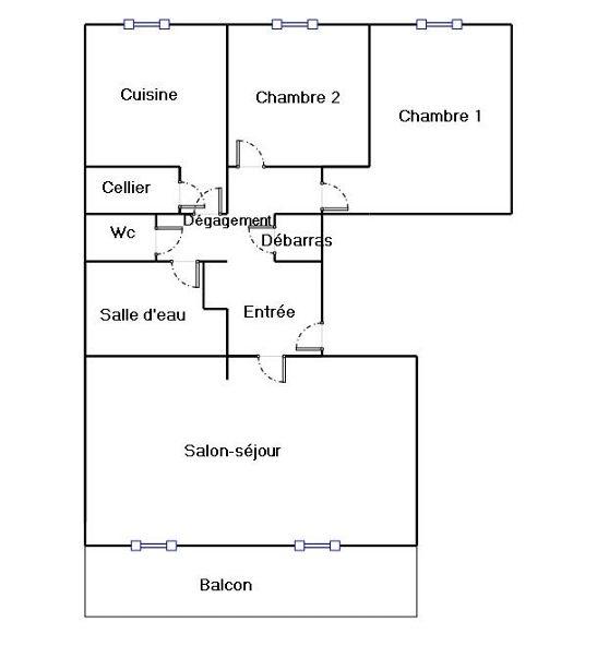 Appartement - 78 m² - 3 pièces