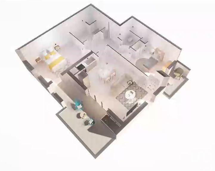 Appartement - 62 m² - 3 pièces