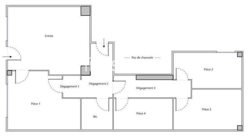Local commercial - 78 m² - 5 pièces