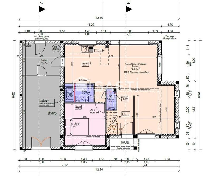 Maison - 103 m² - 6 pièces