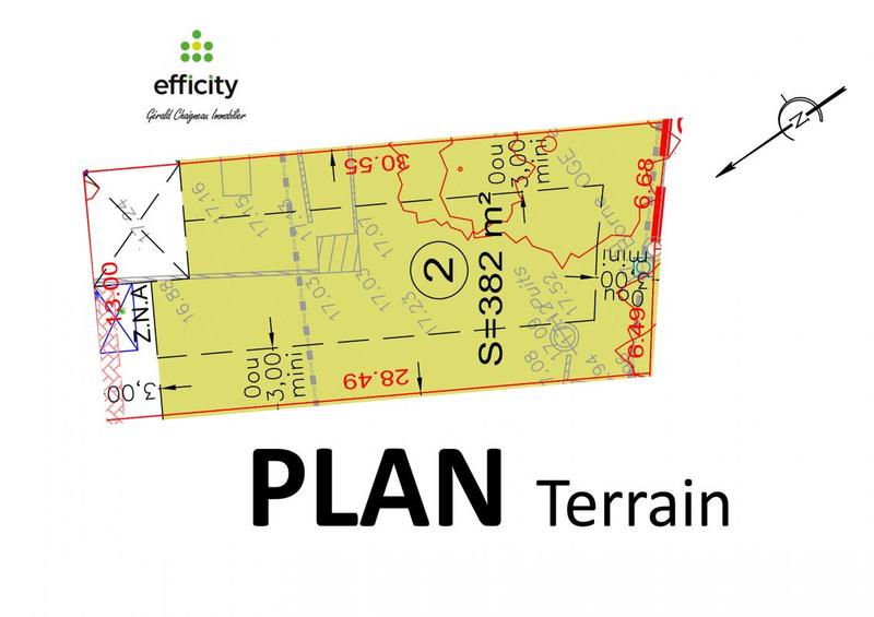 Terrain - 382 m²