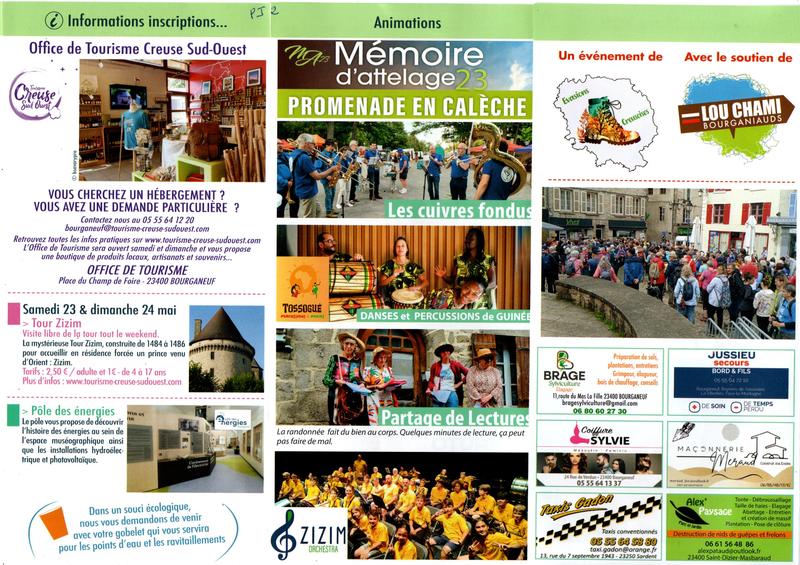 Enjambée Creusoise et Défi Zizim