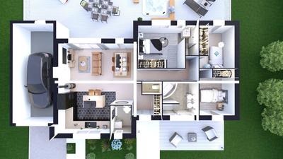 Maison - 110 m² - 4 pièces