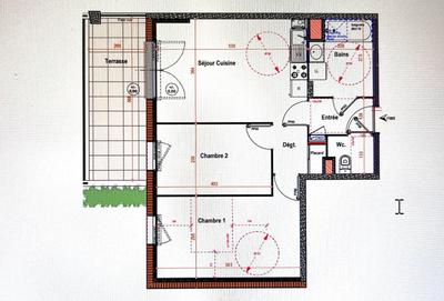 Appartement - 57 m² - 3 pièces