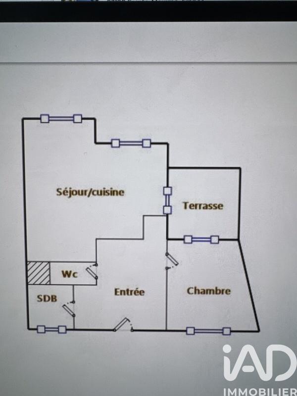 Appartement - 36 m² - 2 pièces
