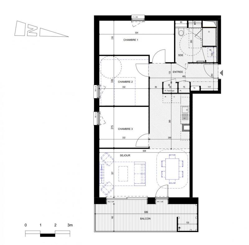 Appartement - 77 m² - 4 pièces