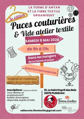 3ème puces couturières et vide-atelier textile