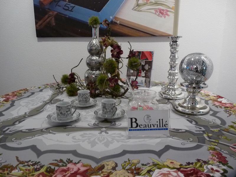 Exposition : tables de fête décorées par Beauvillé