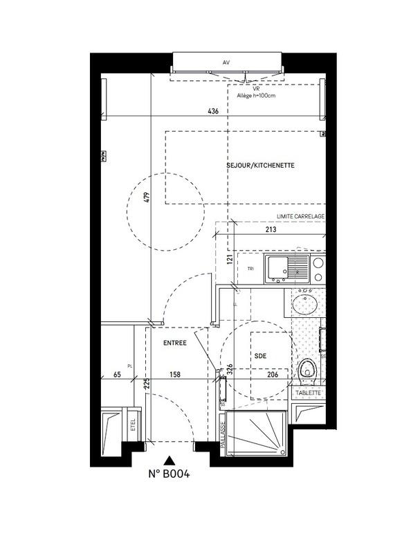 Appartement - 30 m² - 1 pièce