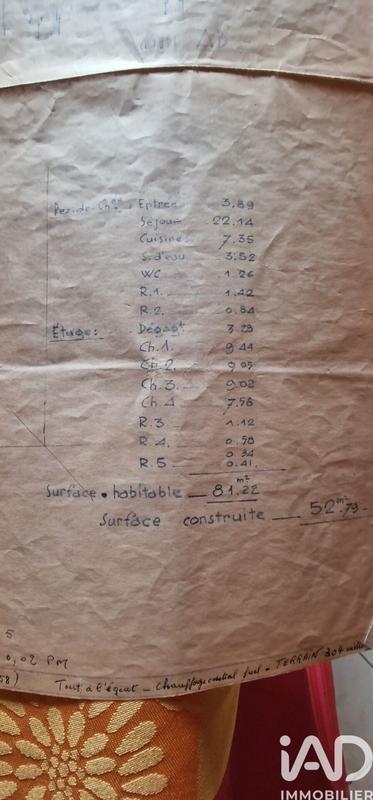 Maison - 82 m² - 5 pièces