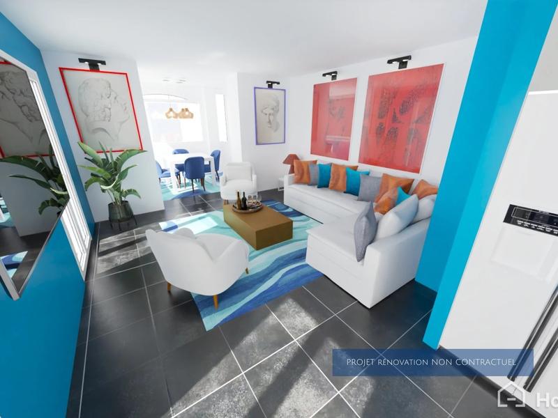 Appartement - 77 m² - 3 pièces