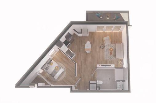 Appartement - 42 m² - 2 pièces