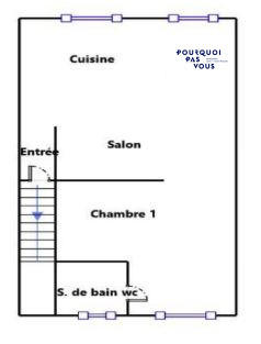 Appartement - 47 m² - 2 pièces