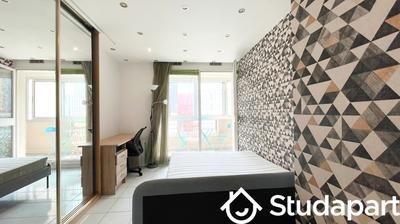 Chambre - 14 m² - 1 pièce