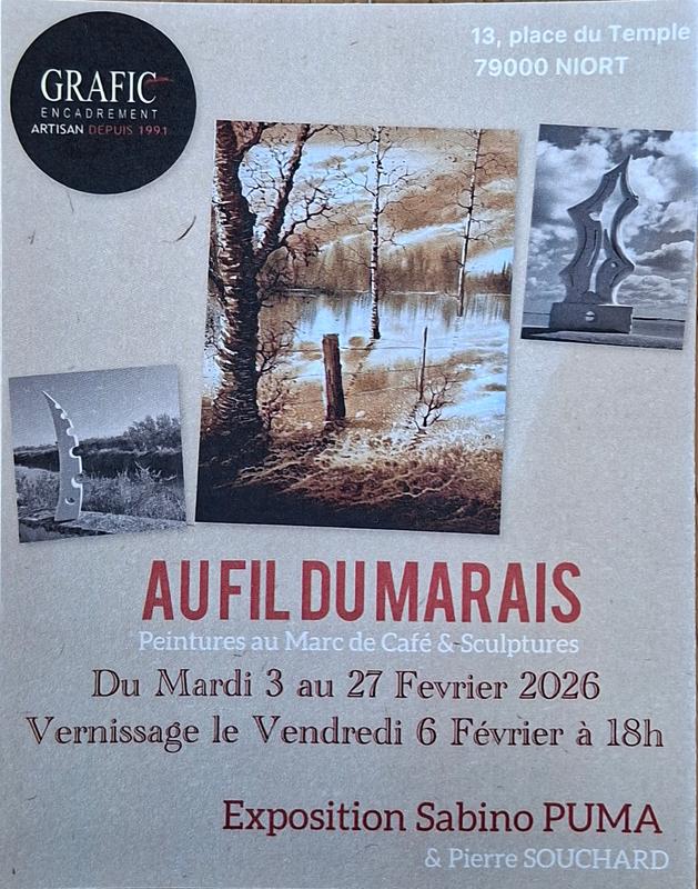 Exposition au fil du Marais à Niort