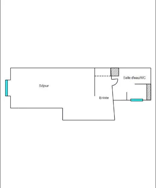 Appartement - 25 m² - 1 pièce