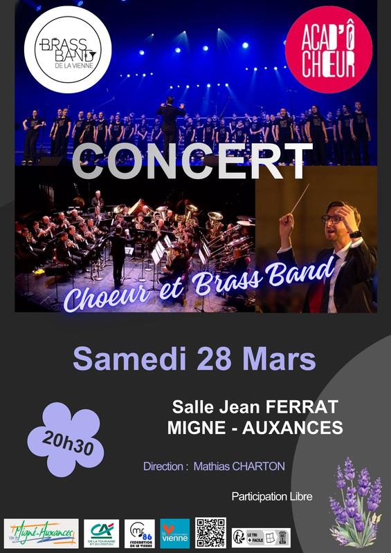 Concert - Brass band de la Vienne &amp; Acad'ÔChoeur