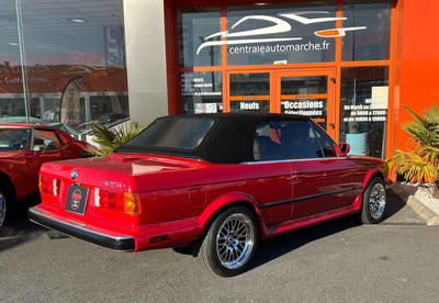 Bmw Série 3 325 Ia E30 Cabriolet rouge Bva 1990