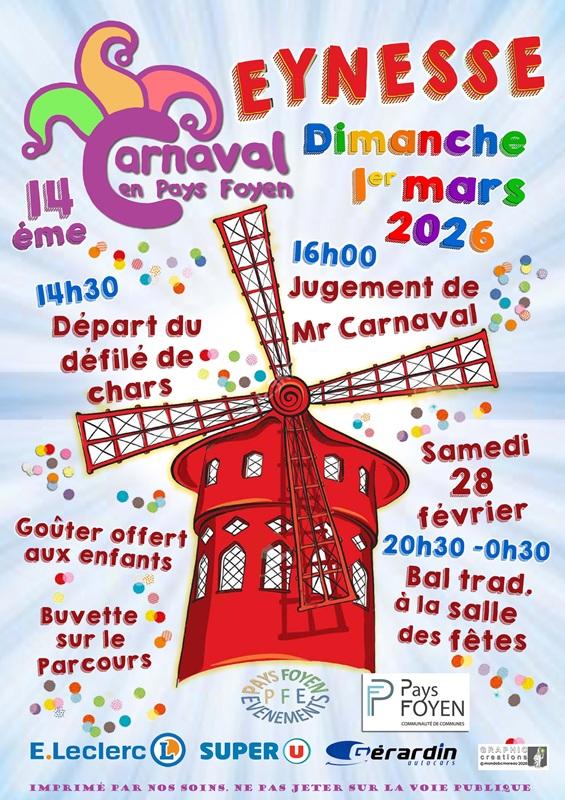 14 ème Carnaval en Pays Foyen