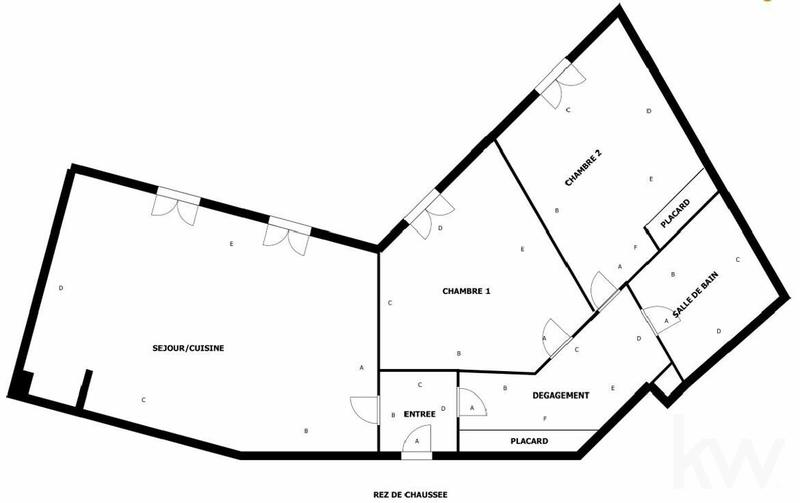 Appartement - 72 m² - 3 pièces