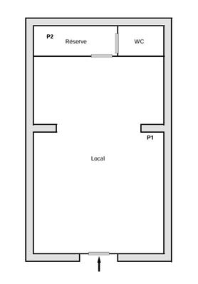 Local commercial - 31 m² - 1 pièce