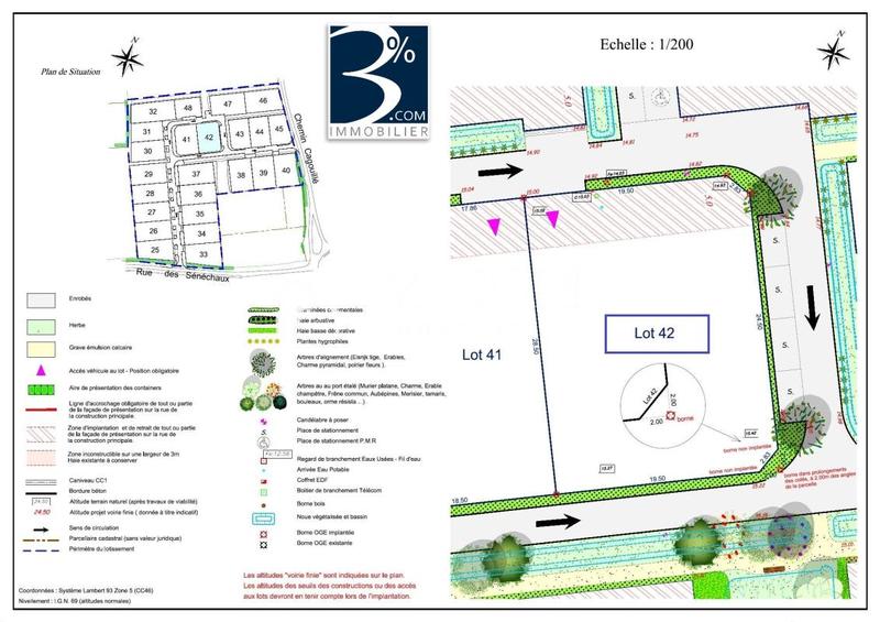 Terrain constructible - 609 m²