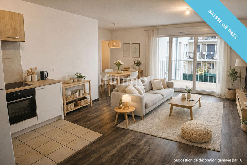 Appartement - 58 m² - 3 pièces