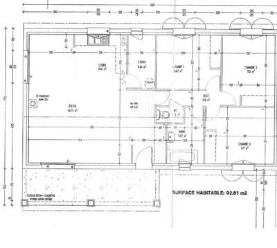 Maison - 92 m² - 4 pièces