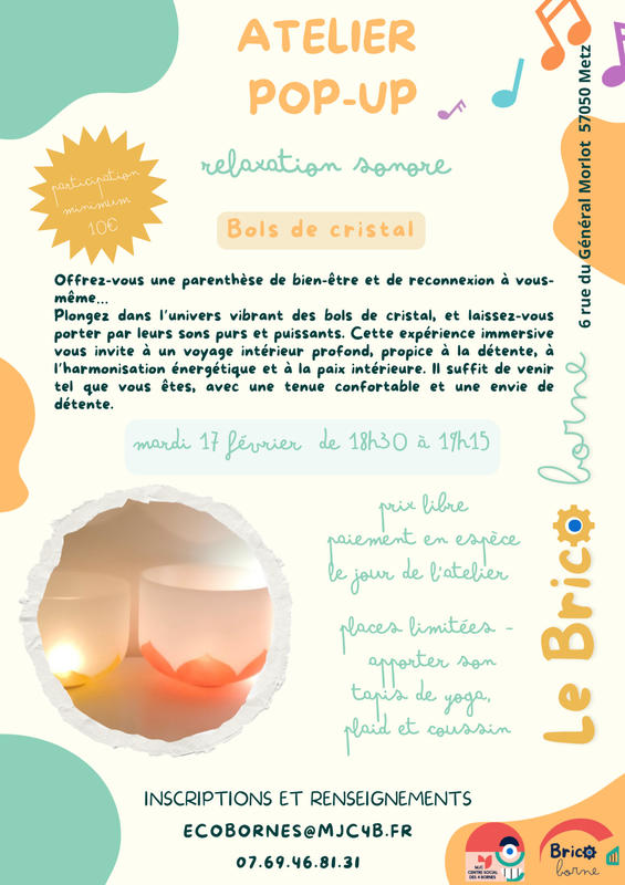 Atelier relaxation sonore